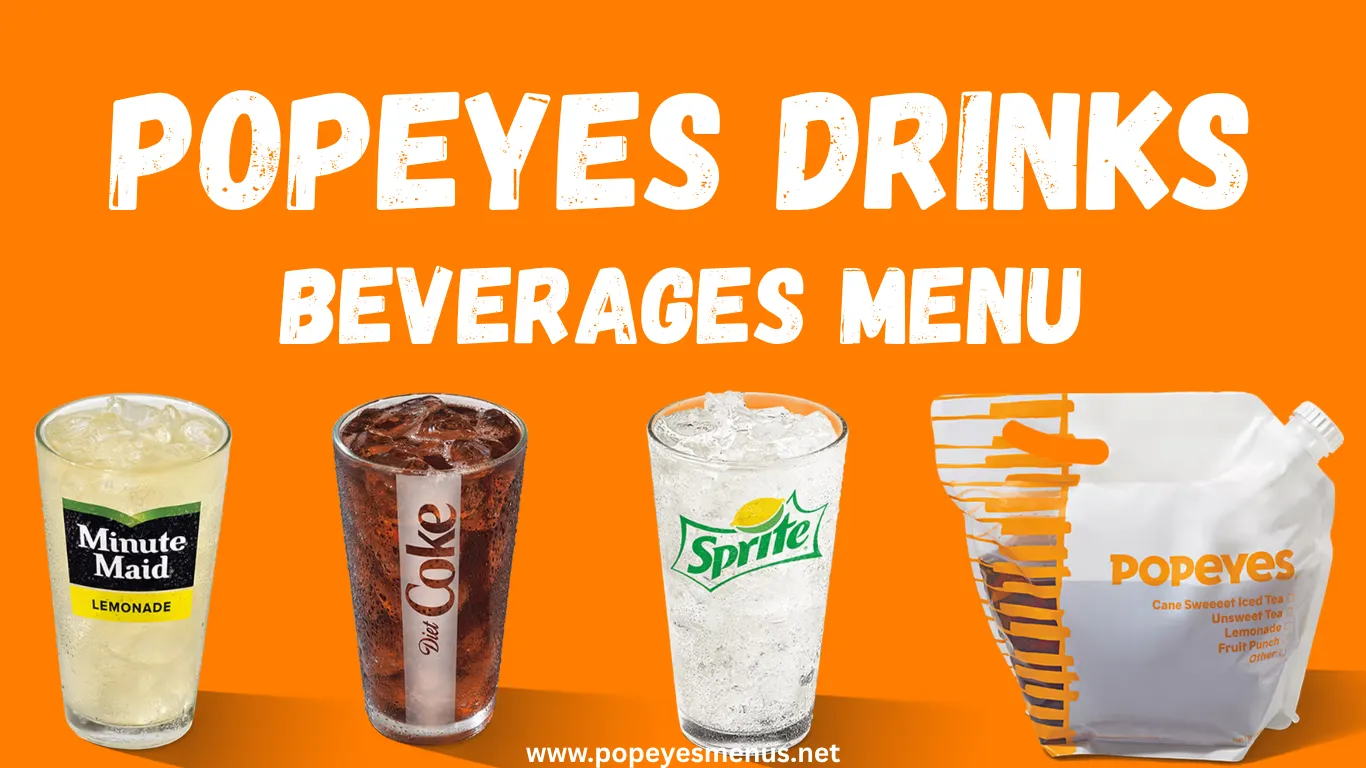 Popeyes Drinks Menu