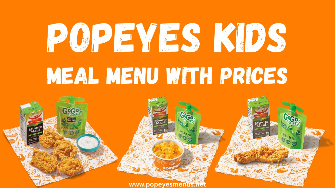 Popeyes Kids Meal Menu