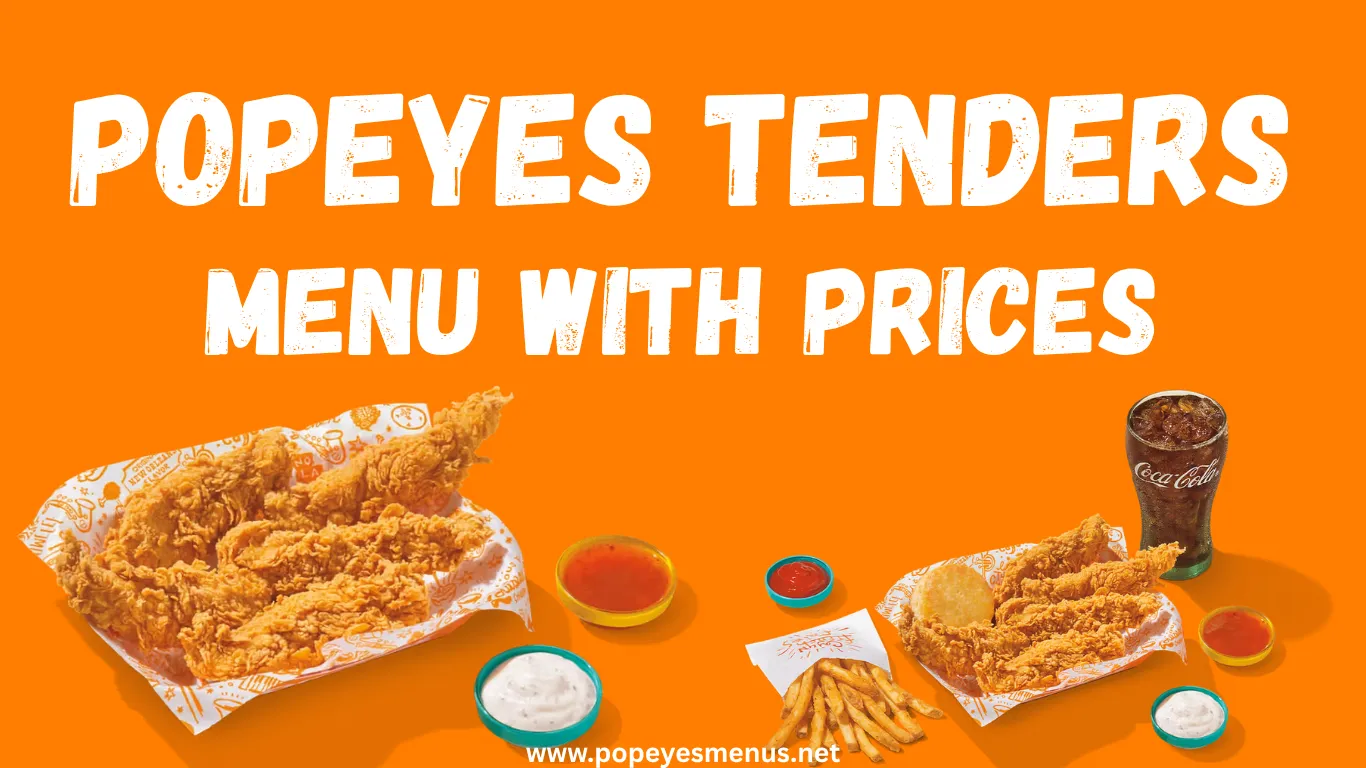 Popeyes Tenders Menu