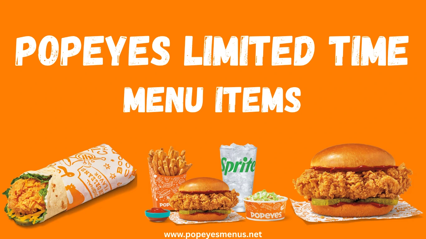 Popeyes Limited Time Menu Items 2026