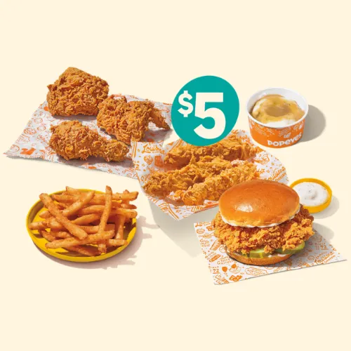 Popeyes $5 Faves