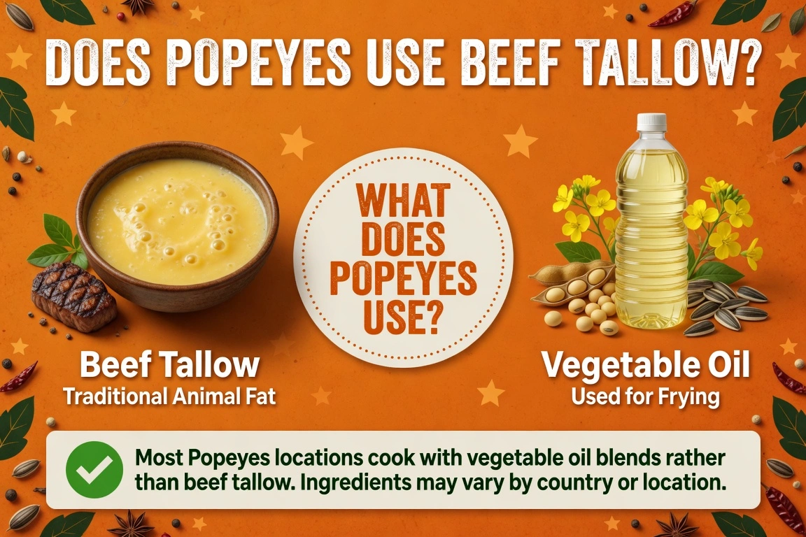 Does Popeyes Use Beef Tallow